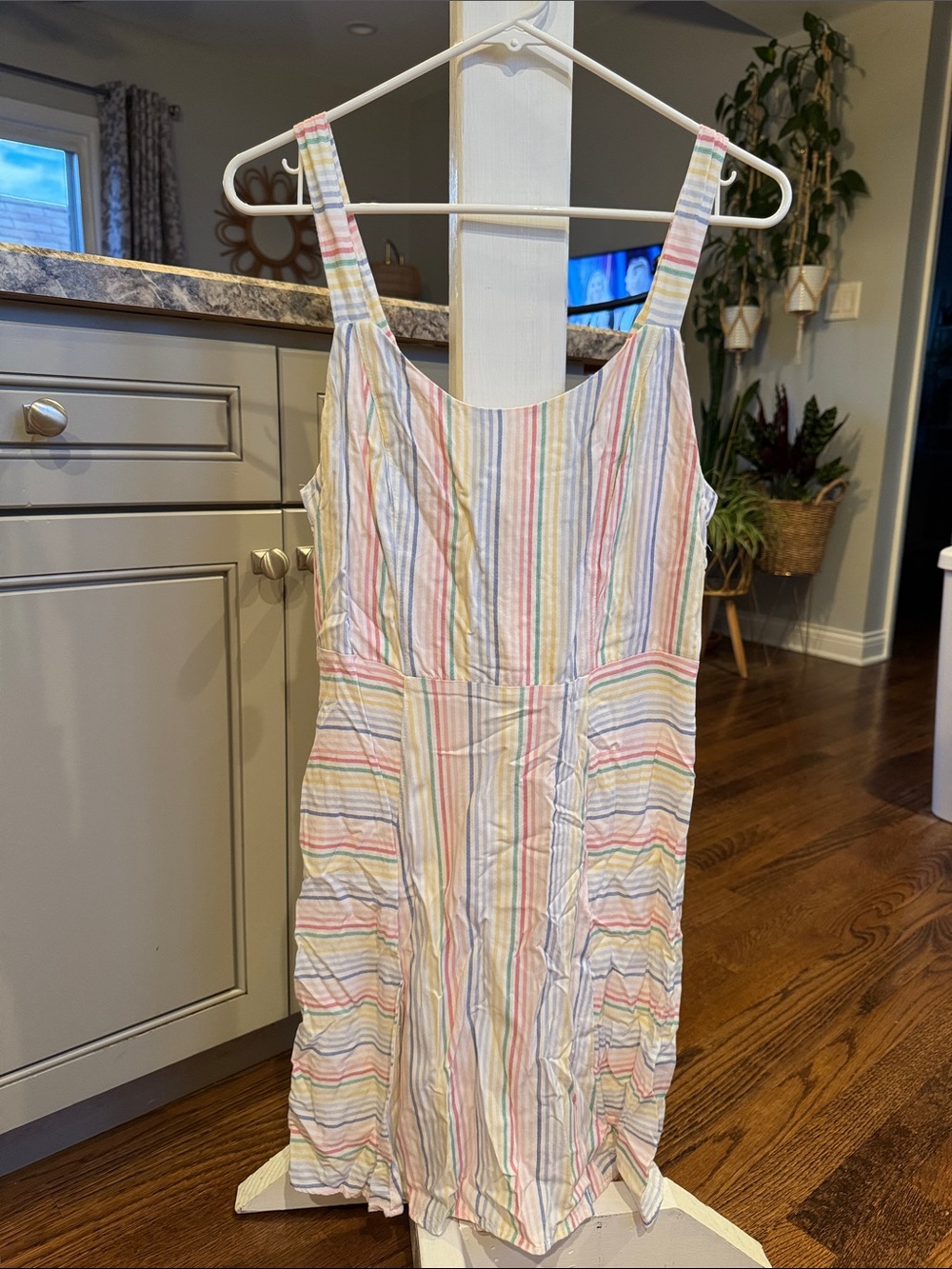 Striped Pastel Rainbow Sundress